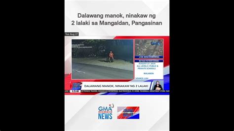 Dalawang manok, ninakaw ng 2 lalaki .